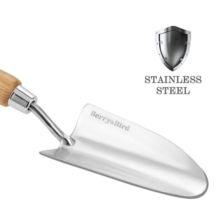 Stainless Steel Trowel: Premium Wood Handle - Image 7